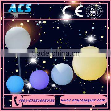 ACS Floating waterproof IP65 16 colors rechargable RGB pool led ball light for sale