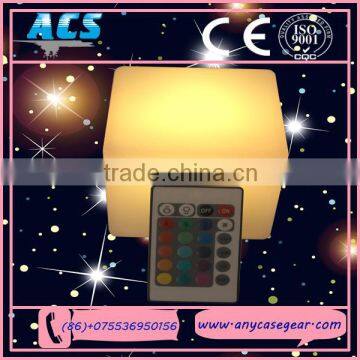 ACS led cube furniture, cube acrylic led display box lighted acrylic led cube for sale