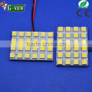 PCB 5050 24-SMD 12V LED Adapter Interior Car Truck Dome/ Panel Light