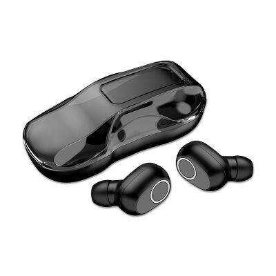 New 2021 B02 Wireless Earphones Touch Control 9D Stereo Waterproof Earbuds Sports Car Shape Charging Box Headphones