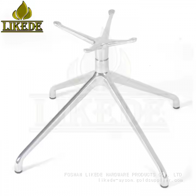 High Quality Aluminum Swivel Chair Base Metal Tube Sofa Legs Furniture Accessories photo-2