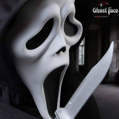 Ghost Face Scream Skull Mask Halloween Latex Scary Theme Cosplay Party Props Full Head Head Wear Masks photo-5