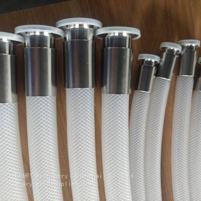 XR-SCFLEX Sanitary Pharmaceutical Grade Platinum Vulcanized Steel Wire Silicone Rubber Hose Mesh Tube photo-4