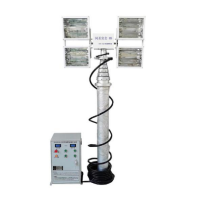 Hesheng GD-7541000N 4000W Metal Halide Elevating Light Tower - 328,000Lm 360 Rotation Vehicle-Mounted Emergency Lighting System
