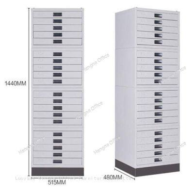 Armoire à blocs de pathologie avec conception à tiroirs – Glissières amortissantes à haute élasticité, glissière en verre argenté et stockage de cassettes pour hôpitaux et laboratoires de biologie