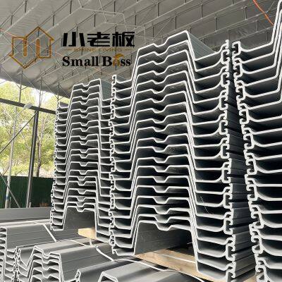 Factory Price Vinyl Seawall Plastic Pvc Piling Sheet Pile Panels for Water Control Solution