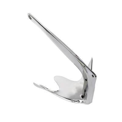 Heavy Duty Marine Grade Polished 316 Stainless Steel Bruce Style Claw Force Boat Anchor photo-4