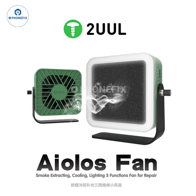 2UUL Aiolos Desktop Fume Extractor for Mobile Phone Motherboard Repair