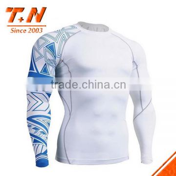 Custom Sublimation Printed Long Sleeve Compression Tights