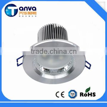 aluminium no glare 10W LED downlight