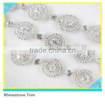 Pretty 888 Crystal Rhinestone Beads Chains For Shoes Boots Decoration