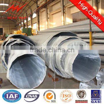 Overlap Galvanized Steel Tubular Pole