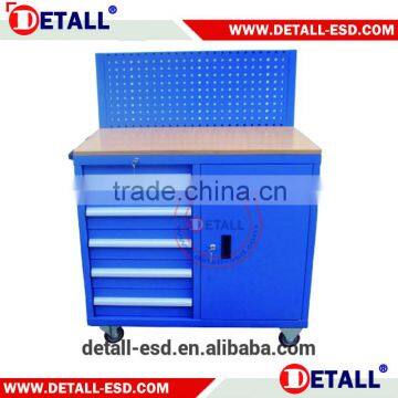 beech wood top tool storage cabinet