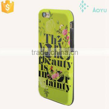 Factory Price Sublimation 3D Pc Phone Case For I6