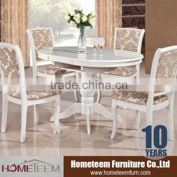 HOT! Best sale white extension dining table