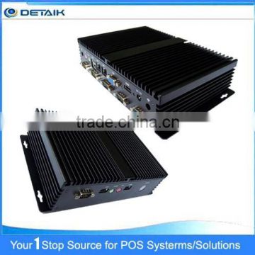 DBOX258 D2550 Dual Core CPU 8 USB 6 COM 2 LAN Windows Mini PC