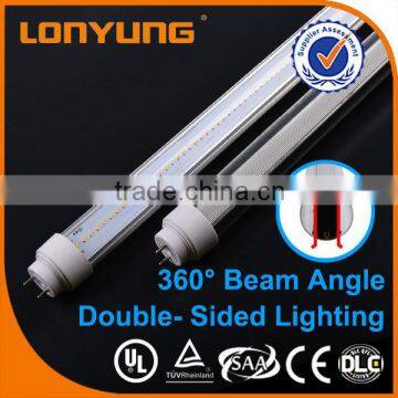 T10 double-side milk white 1.2m tube8 japanese tube8 led light
