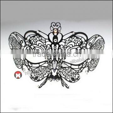 fandango Women's Swan Metal Filigree Laser Cut christmas carnival Mask