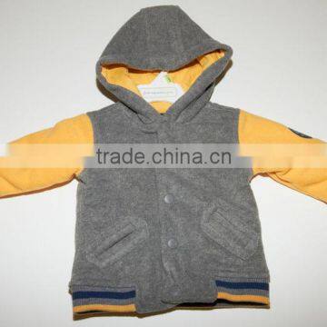 Grey & Yellow kids Varsity Jackets