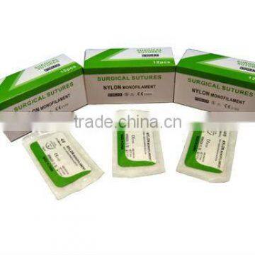 NYLON MONOFILAMENT, SYNTHETIC NON-ABSORBABLE SURGICAL SUTURE , CE