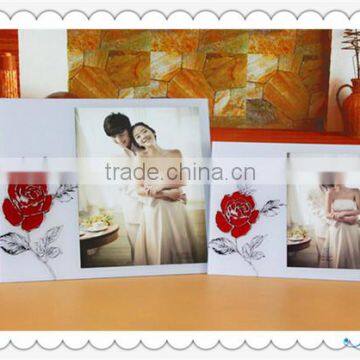 Most Popular wedding Dress Plastic Photo Frame With High Quality