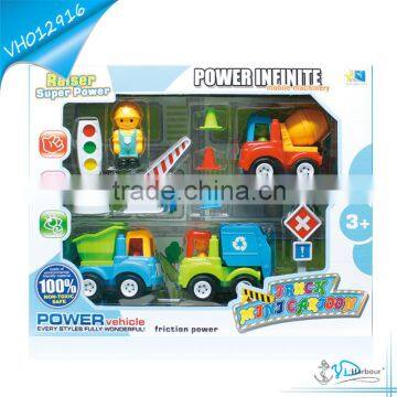 Super Hot Friction Cartoon Truck Toy Set