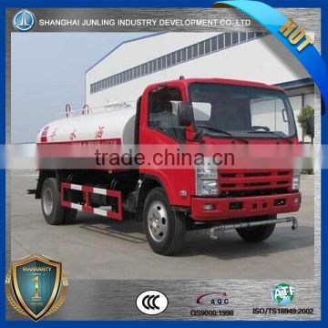 NQR 4x2 10ton water tank truck price with stainless steel water tank truck