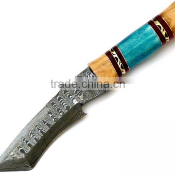 Hunting knife with Camel Bone and Kao Wood Handle