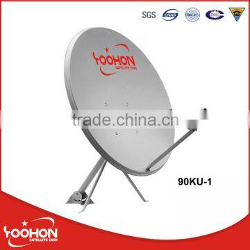 90cm KU Band Satellite Dish Antenna Of 90KU-1 With Salt Spray Test