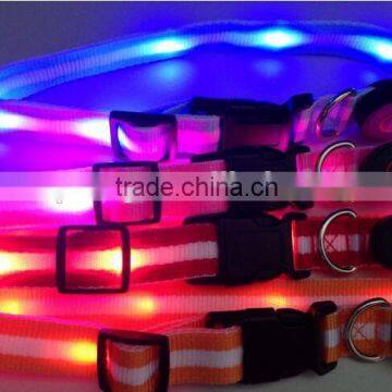 Pet supplies LED dog collar Luminous dog collar in Stock