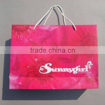 Color Printed Paper Bag with Cotton Rope