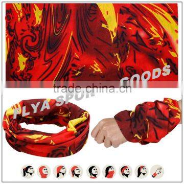 2016 High quality custom printed funny tubular bandana