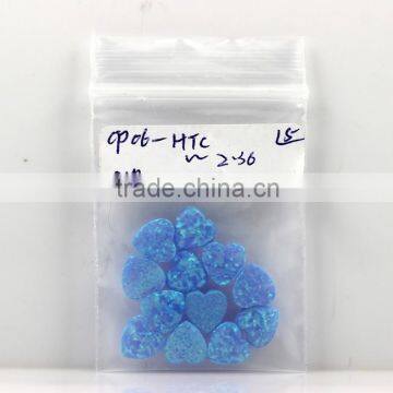 10mm Synthetic Light Blue Heart Opal Stones for Jewelry Making photo-6