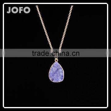 Druzy Natural Stone Necklace SMJ0126