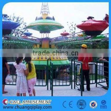 Theme park amusement rides kids games electric planes