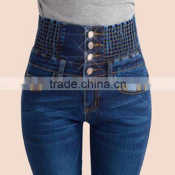 European Vintage Slim Women Skinny Distressed Jeans Female Ripped Slim Hole Leg Roll Washed Pencil Jeans photo-4