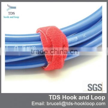 hook and loop reusable cable tie