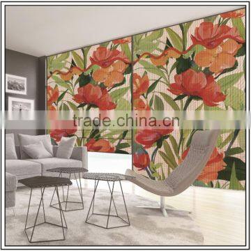 Kingo Bamboo Simple Roll Up Window Blind Shade Natural Color photo-2