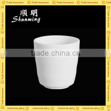 White melamine cup