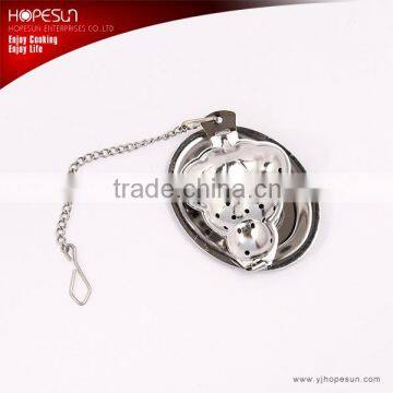 Fruit-shaped grape tea infuser with chain