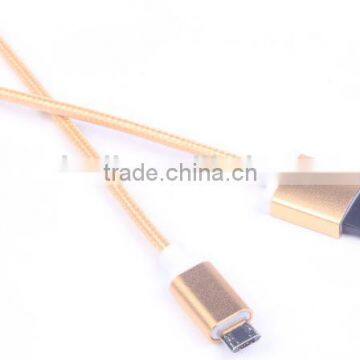 2016 Hotselling Double Sided Micro Usb Data Cable Two Sided Usb Braided Cable for Samsung Huawei Xiaomi photo-2