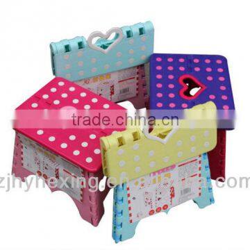 hot saling square plastic folding stool