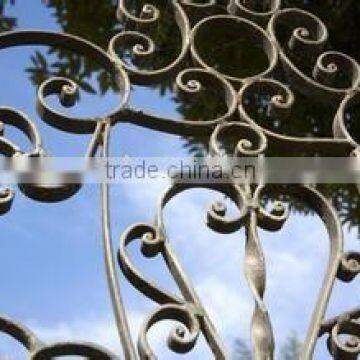 Forged/Cast Decorative Wrought Iron C/S Scrolls, Wrought Iron Metal Ornaments For Gates/Fences/Stairs/Railings Art.5056-5058 photo-3