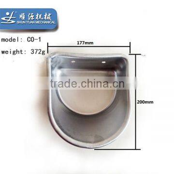 stainless drinking bowl for cattles, farm equipment