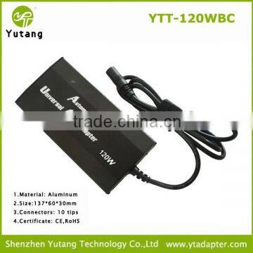 120w universal automatic ac power adapter supply for laptops usage