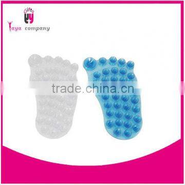 Trade assurance supplier foot shaped silicone double side rubber suction cup