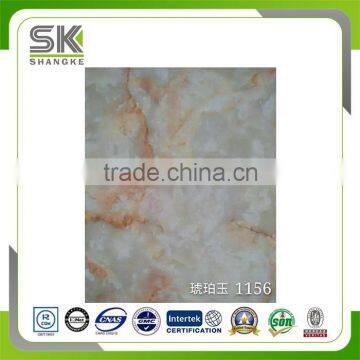 good quality pvc artificial fashionable marble stone