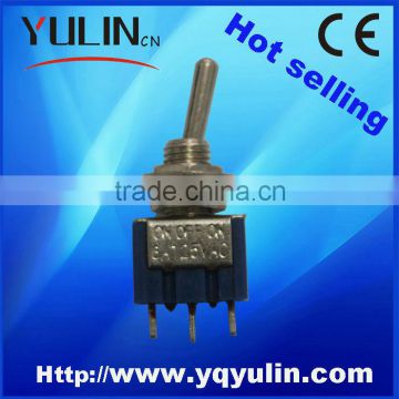 6Pins 10A 5*0.5 Mounting Hole ON-ON Mini E-ten Toggle Switch