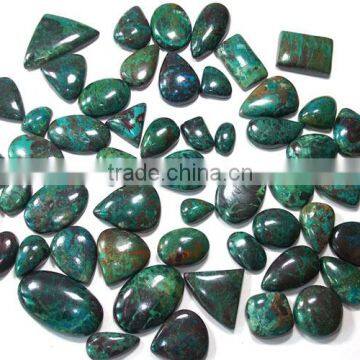 Natural Chrysocolla stone natural semi precious stones wholesale loose cabochon gemstones authentic gemstones