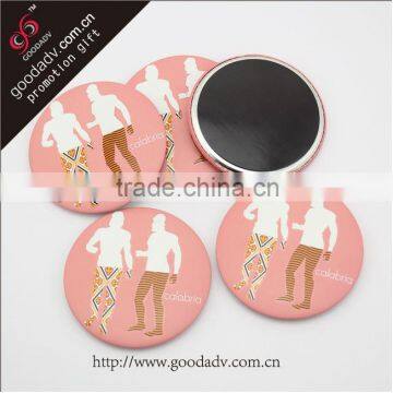 Round shape tinplate fridge magnet